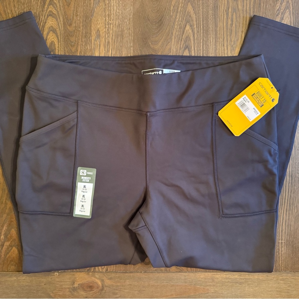 Carhartt Charcoal Leggings with Utility Pockets